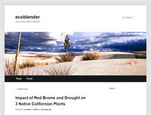 Tablet Screenshot of ecoblender.org